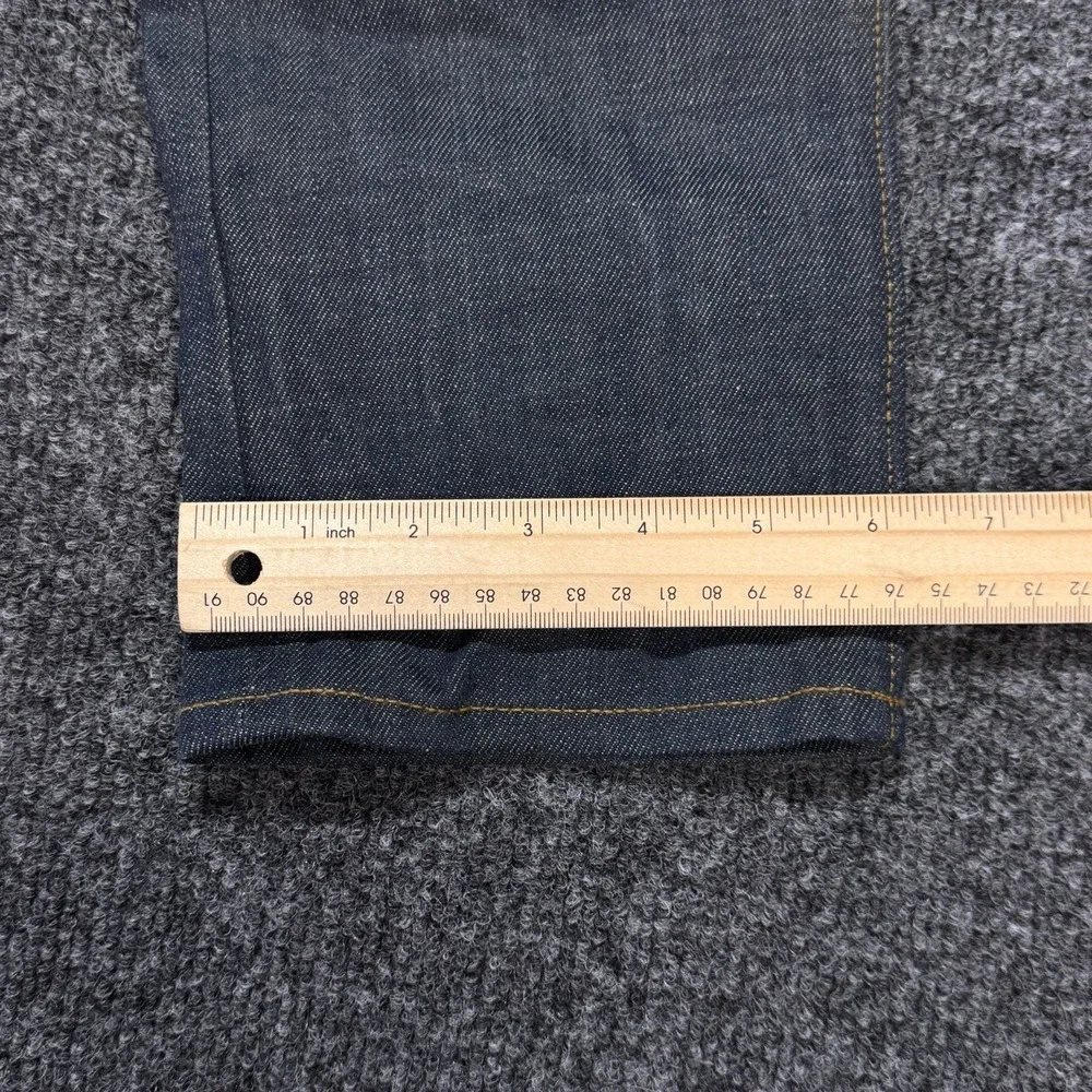 Wallace & Barnes Selvedge Jeans Mens 28x32 Indigo Raw‎ Japanese Denim Workwear